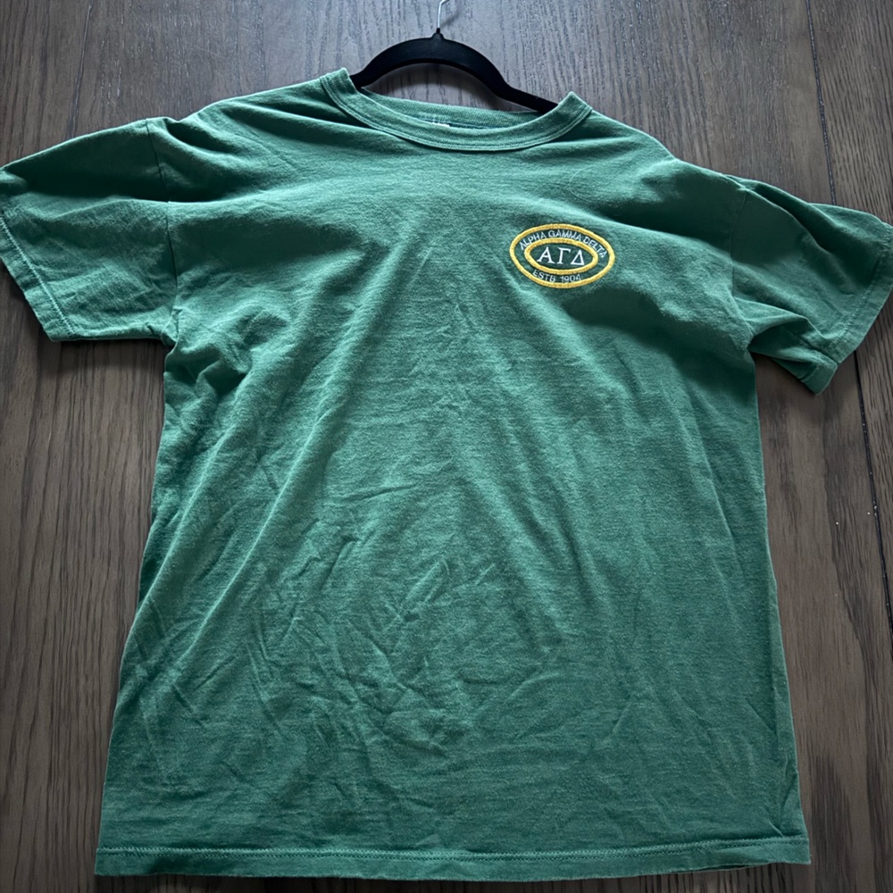 Embroidered Alpha Gamma Delta T-Shirt | AGD | ΑΓΔ
